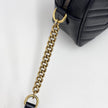 Gucci Borsa Camera GG a Tracolla Marmont Matelassé Nera Small