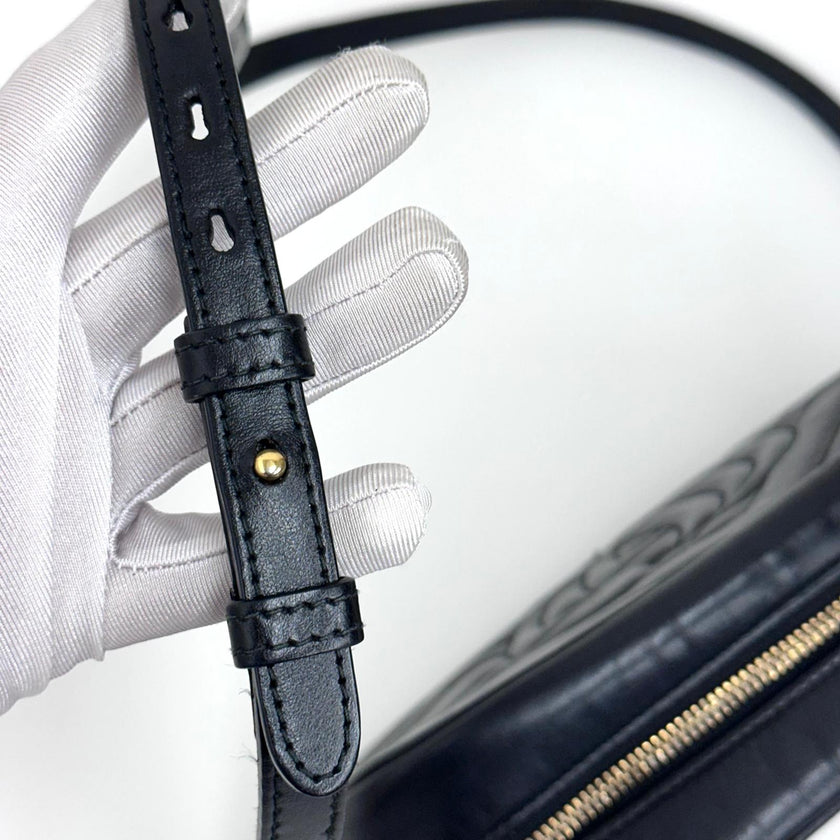 Gucci Borsa Camera GG a Tracolla Marmont Matelassé Nera Small