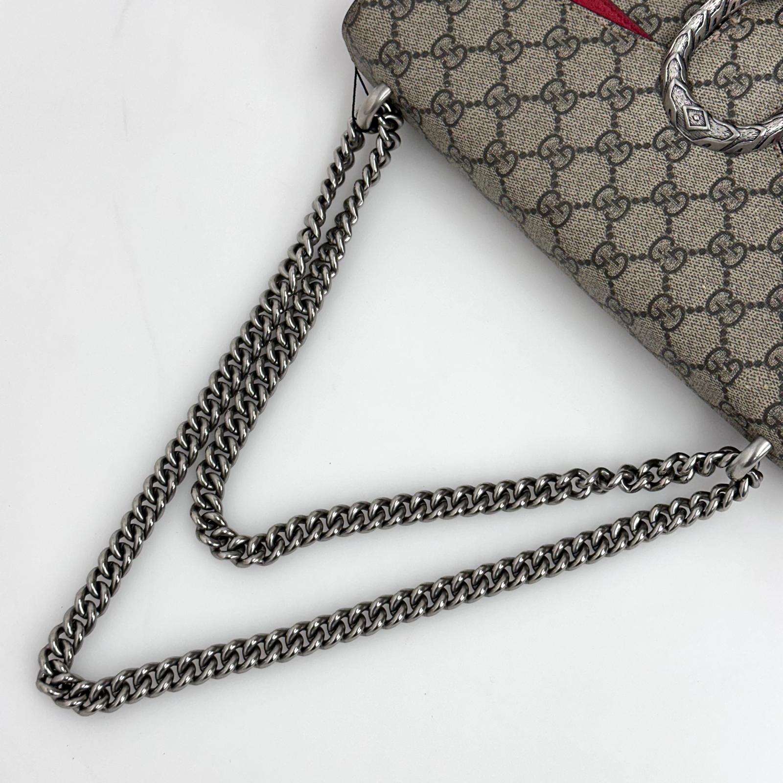 Gucci Borsa Dionysus Medium GG Supreme Rossa