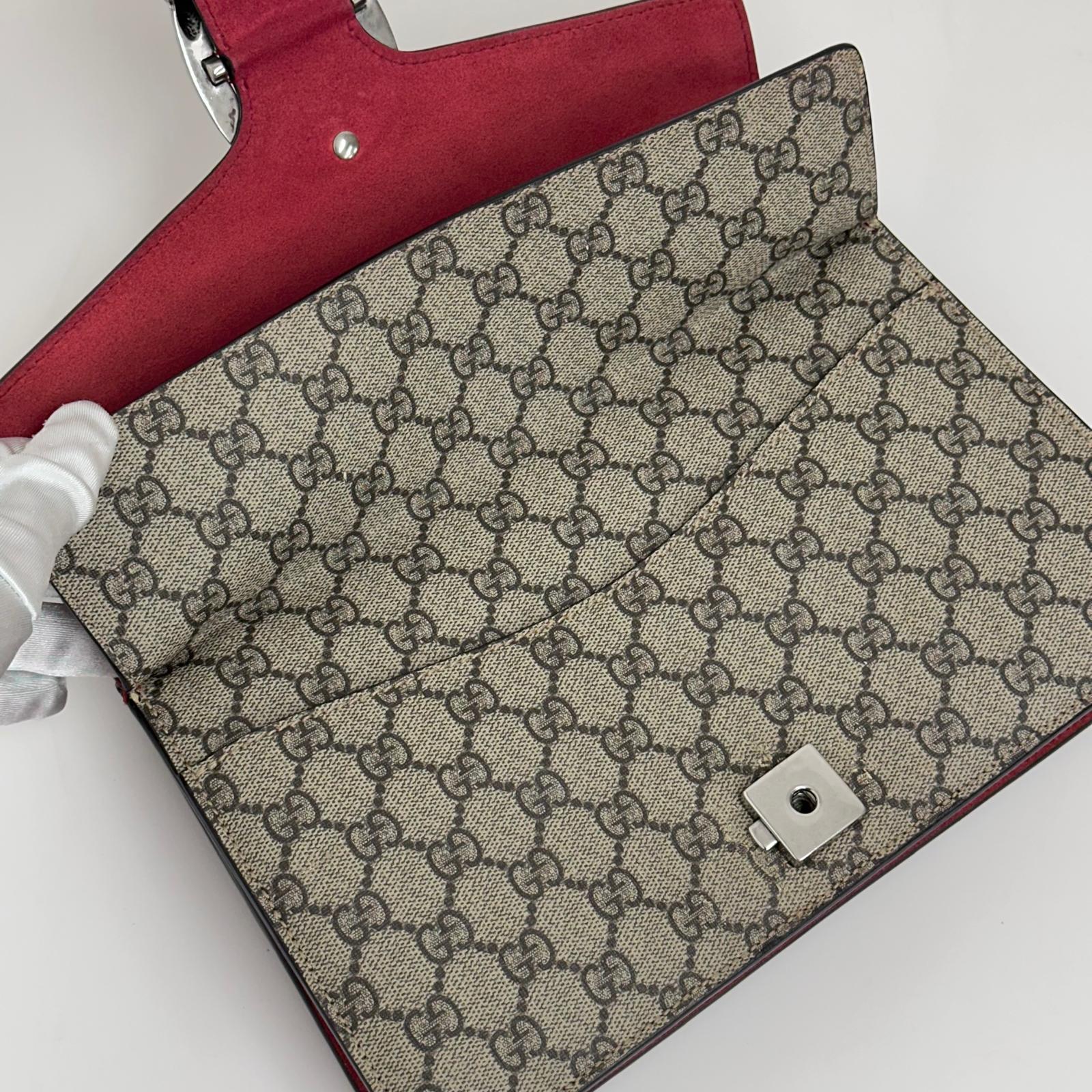 Gucci Borsa Dionysus Medium GG Supreme Rossa
