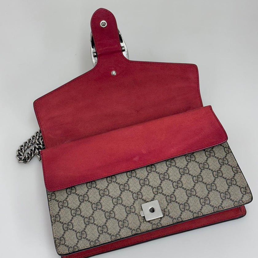 Gucci Borsa Dionysus Medium GG Supreme Rossa
