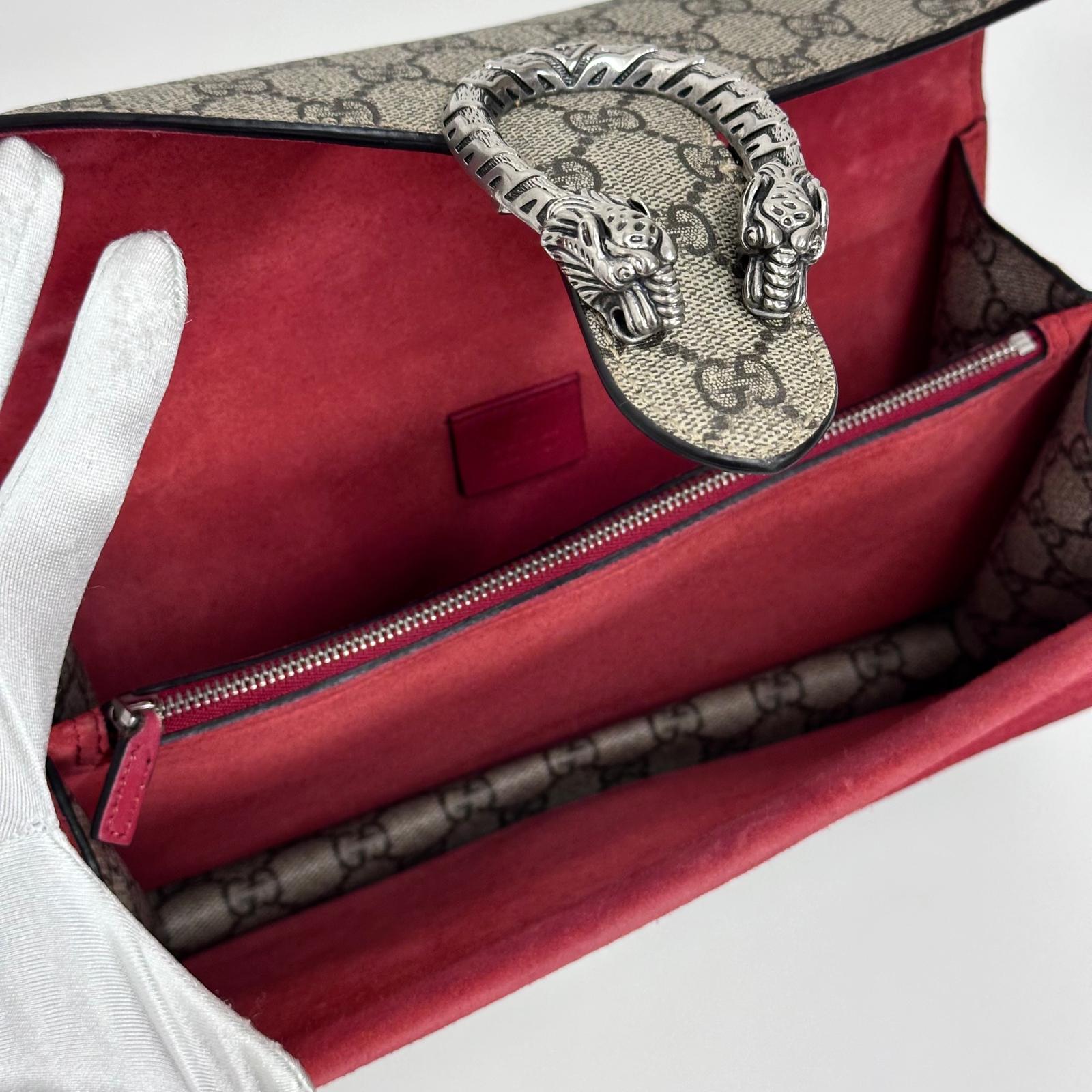 Gucci Borsa Dionysus Medium GG Supreme Rossa