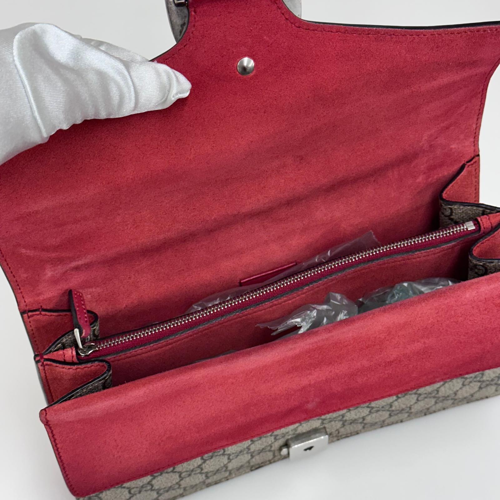 Gucci Borsa Dionysus Medium GG Supreme Rossa
