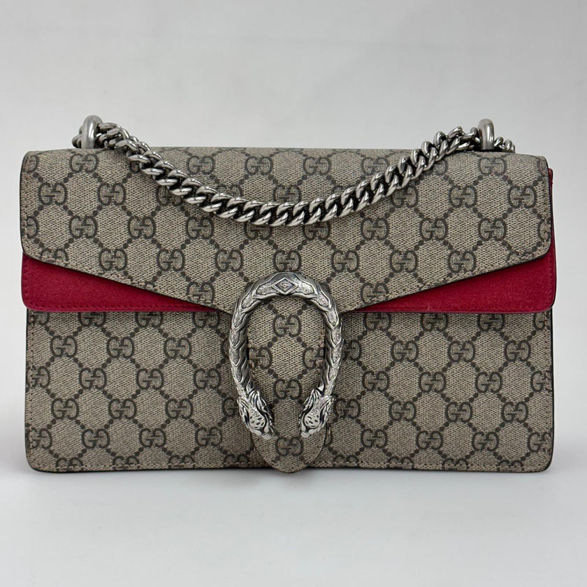 Gucci Borsa Dionysus Medium GG Supreme Rossa