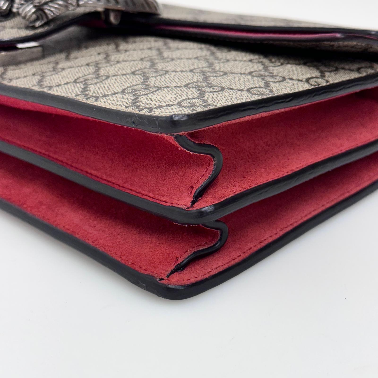 Gucci Borsa Dionysus Medium GG Supreme Rossa
