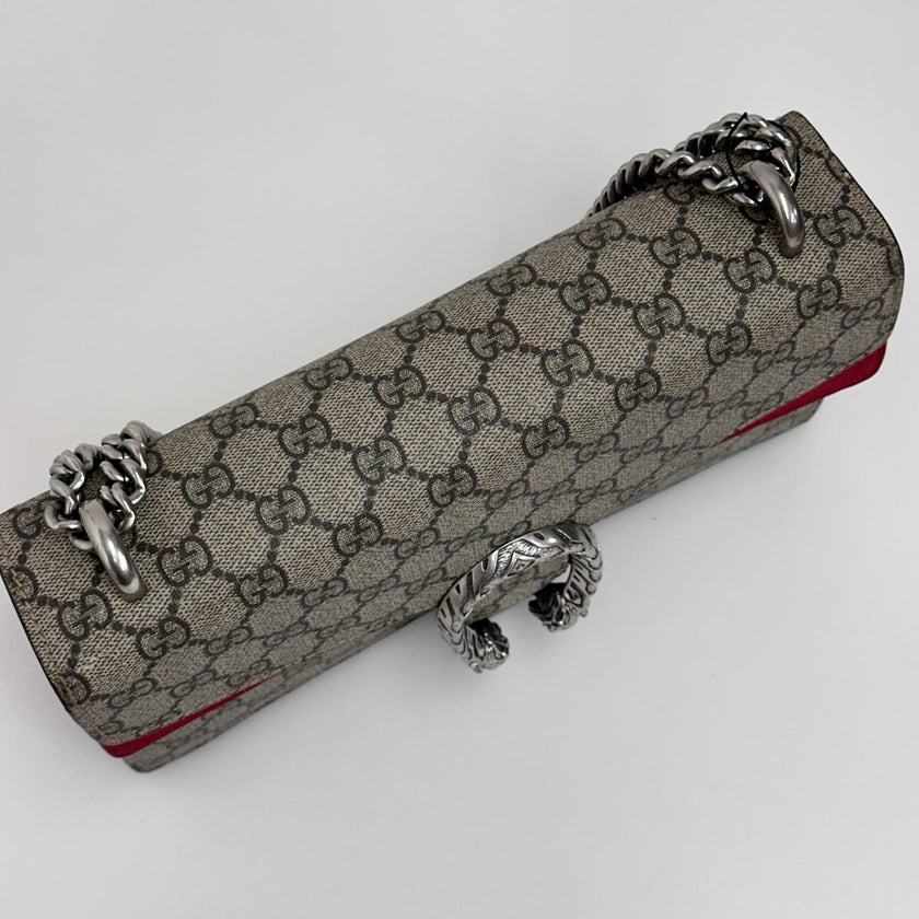 Gucci Borsa Dionysus Medium GG Supreme Rossa