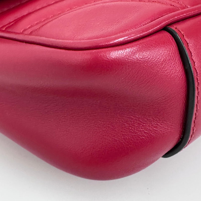 Gucci Borsa GG Marmont Piccola Matelassé Pelle Rossa