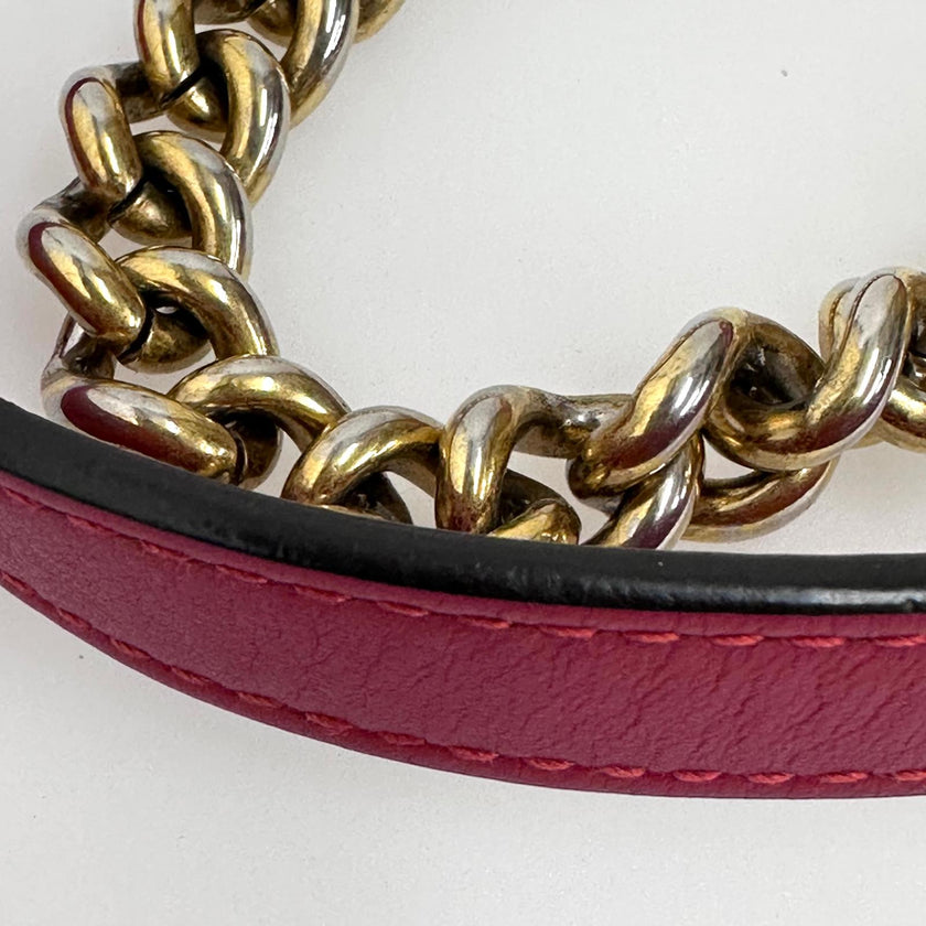 Gucci Borsa GG Marmont Piccola Matelassé Pelle Rossa