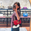 Gucci Borsa GG Marmont Piccola Matelassé Pelle Rossa