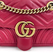 Gucci Borsa GG Marmont Piccola Matelassé Pelle Rossa