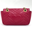 Gucci Borsa GG Marmont Piccola Matelassé Pelle Rossa