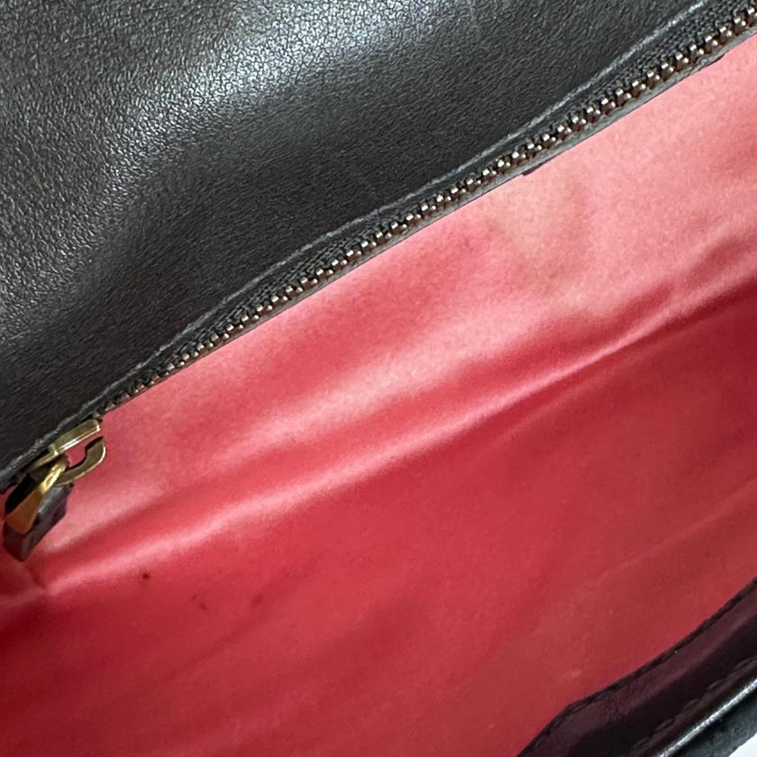 Gucci Borsa GG Marmont Small in Velluto Nero