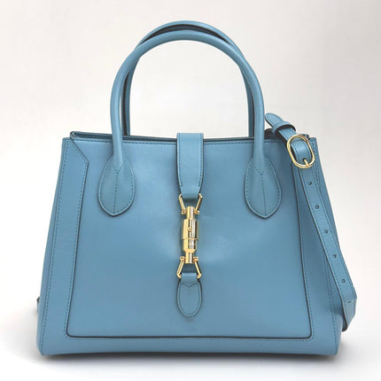 Gucci Borsa Jackie 1961 Medium in pelle turchese