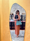 Gucci Borsa Jackie 1961 Medium in pelle turchese