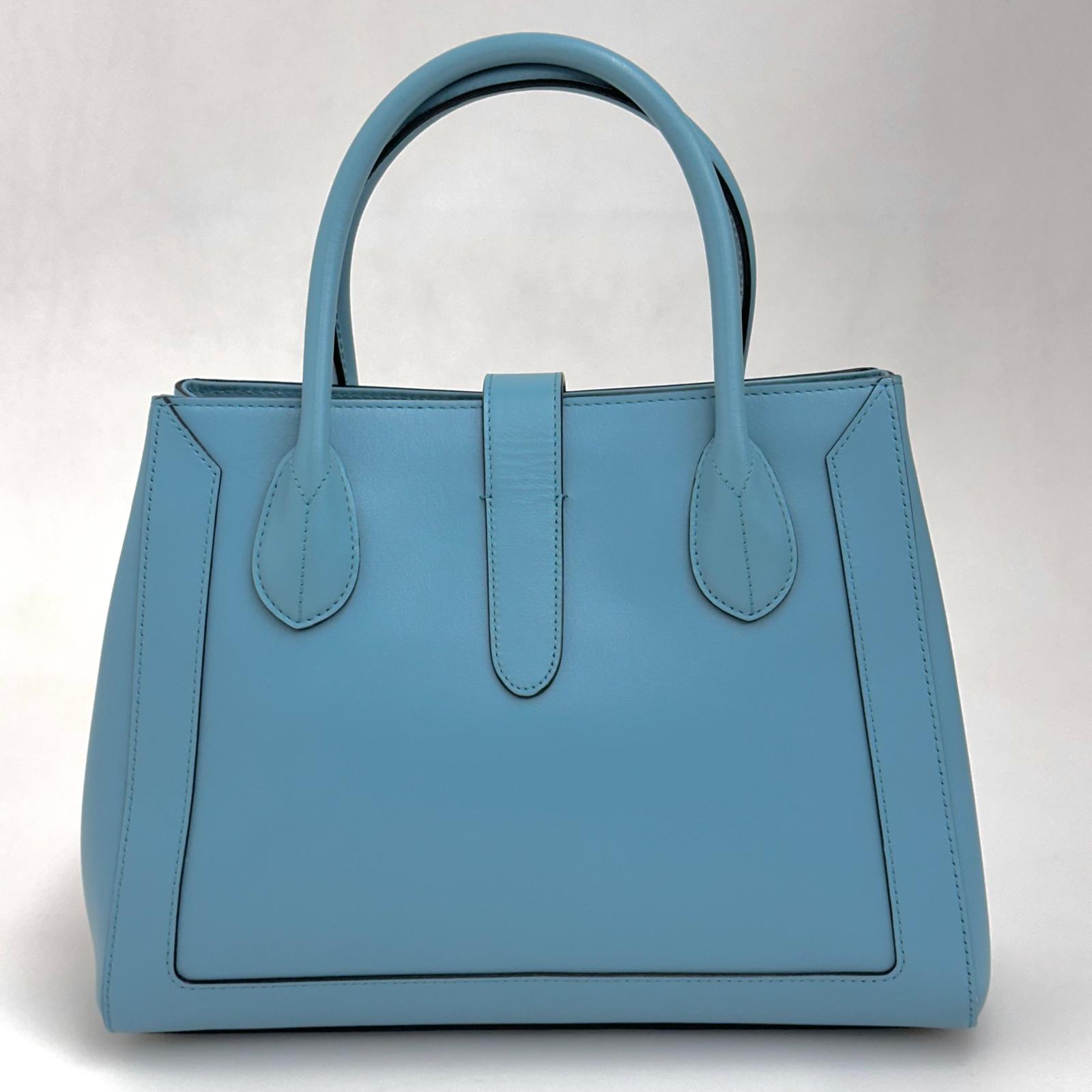 Gucci Borsa Jackie 1961 Medium in pelle turchese
