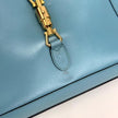 Gucci Borsa Jackie 1961 Medium in pelle turchese