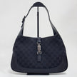 Gucci Borsa Jackie GG Canvas nera con finiture in pelle