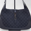 Gucci Borsa Jackie GG Canvas nera con finiture in pelle