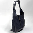Gucci Borsa Jackie GG Canvas nera con finiture in pelle