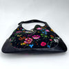 Gucci Borsa Jackie Maxi in tela Flora e pelle nera