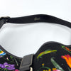 Gucci Borsa Jackie Maxi in tela Flora e pelle nera
