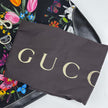 Gucci Borsa Jackie Maxi in tela Flora e pelle nera