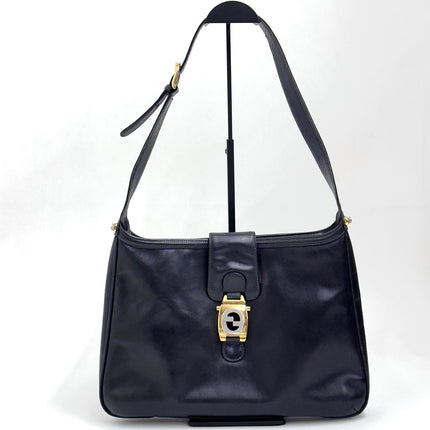 Gucci Borsa Jackie Vintage Anni ’70 in Pelle Nera