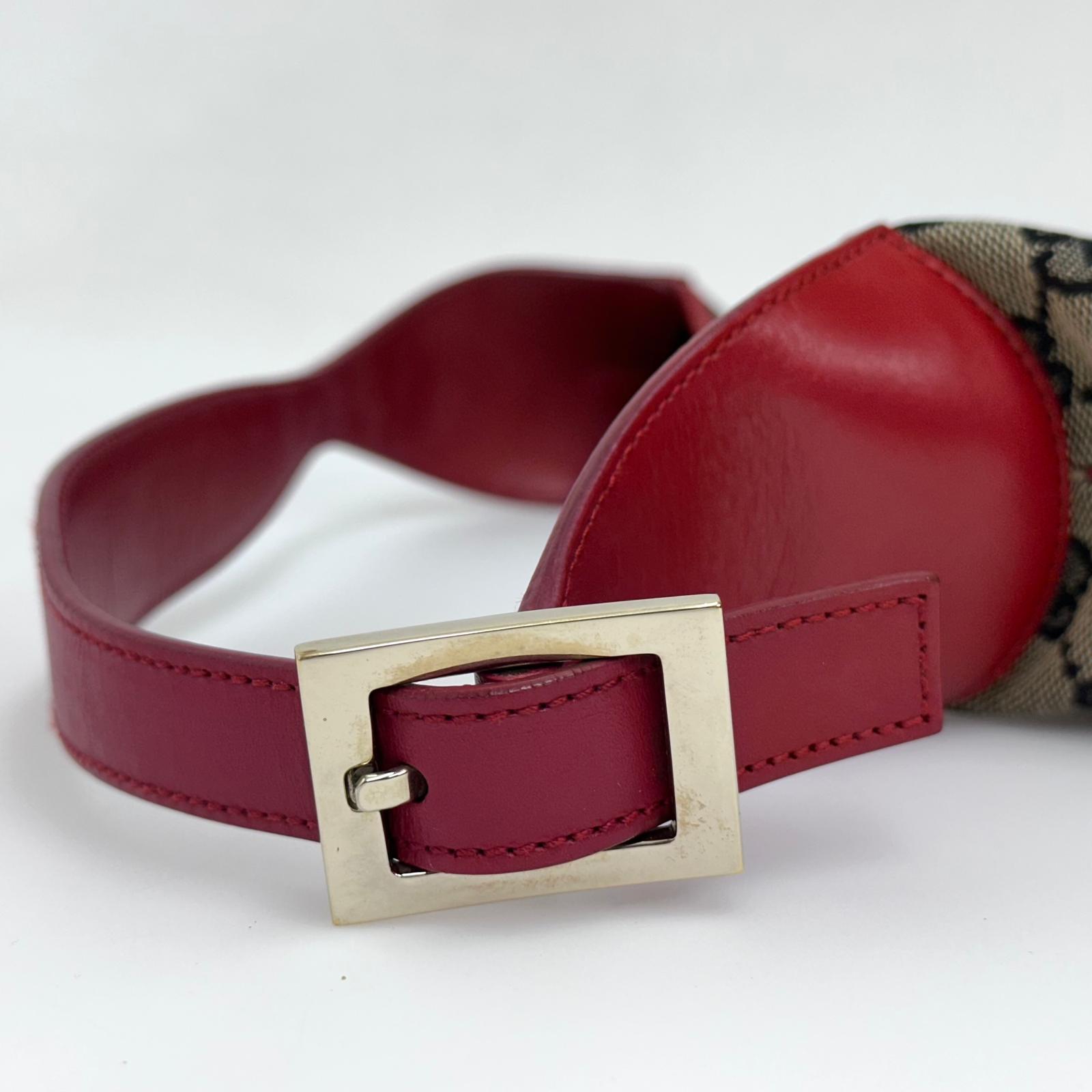 Gucci Borsa Jackie Vintage GG Beige e Rossa