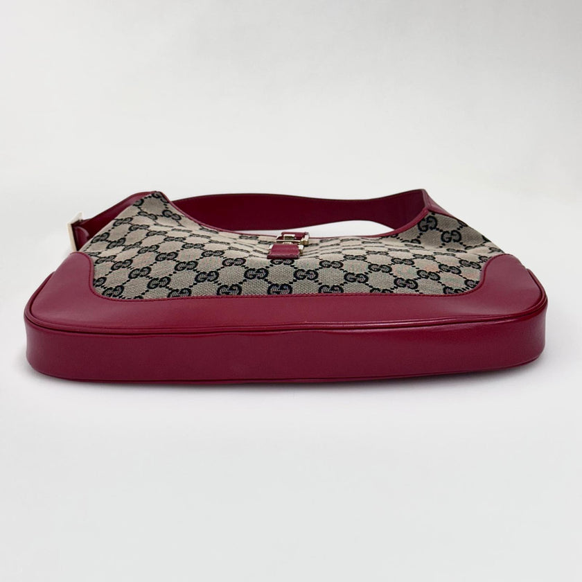 Gucci Borsa Jackie Vintage GG Beige e Rossa