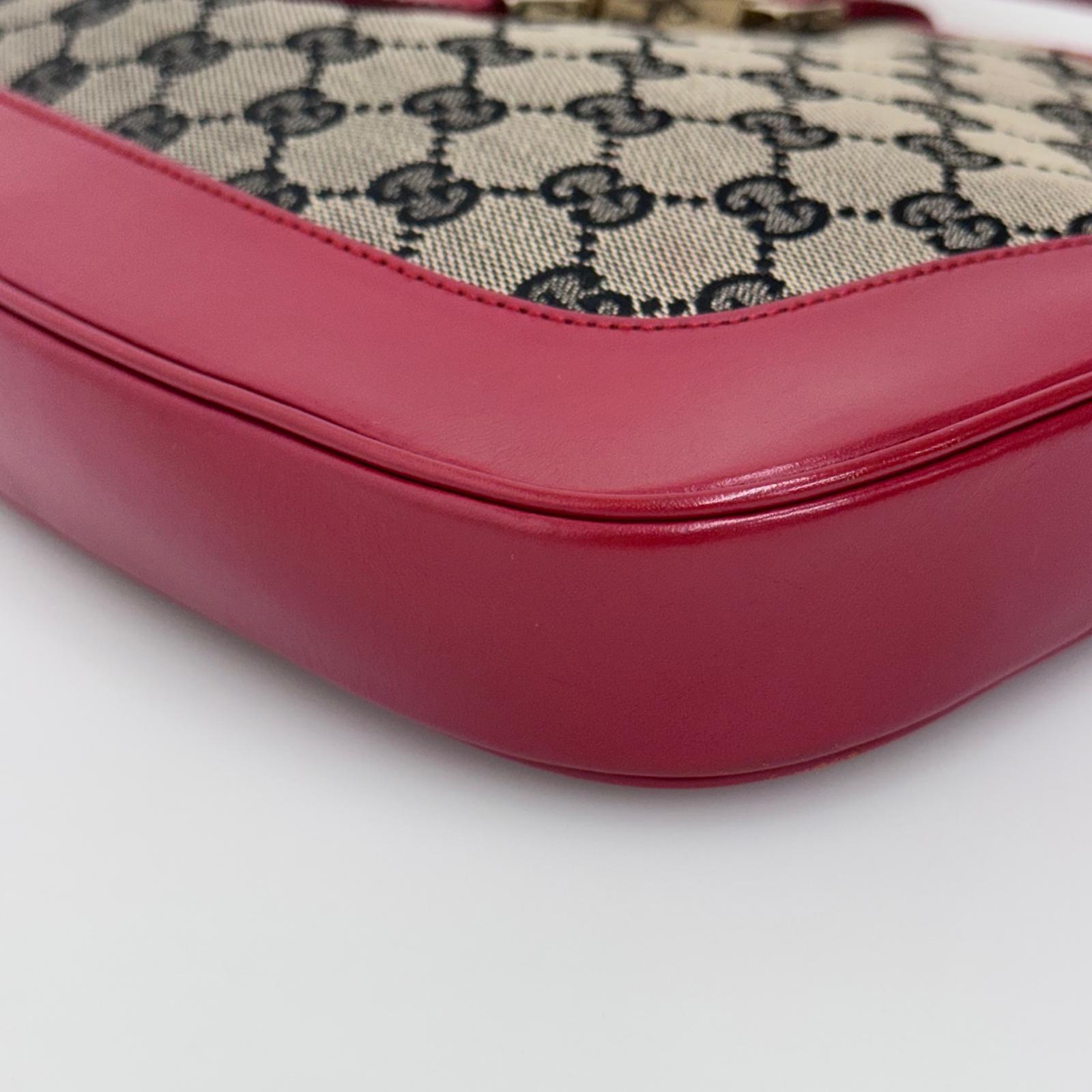 Gucci Borsa Jackie Vintage GG Beige e Rossa