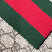 Gucci Borsa Maxi Pochette GG Supreme con Web Verde e Rosso