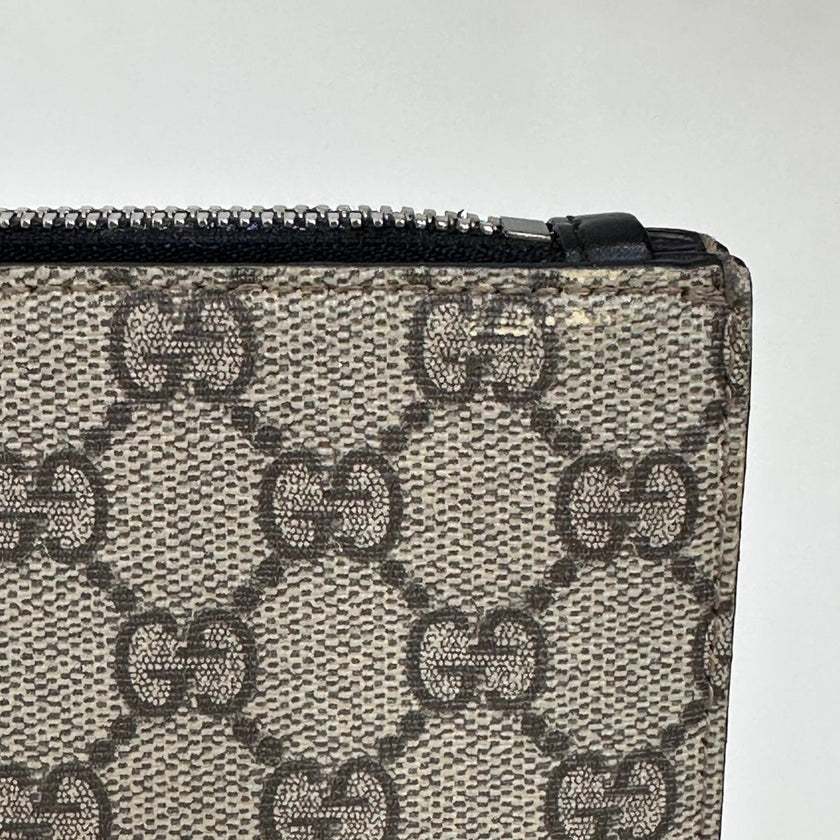 Gucci Borsa Maxi Pochette GG Supreme con Web Verde e Rosso