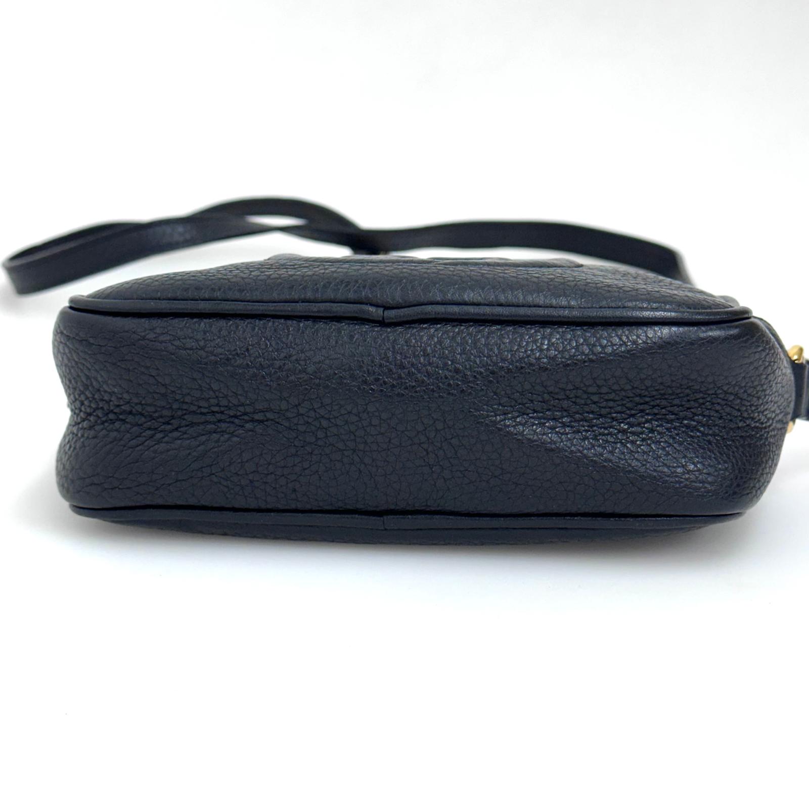 Gucci Borsa Soho Disco Pelle Martellata Nera