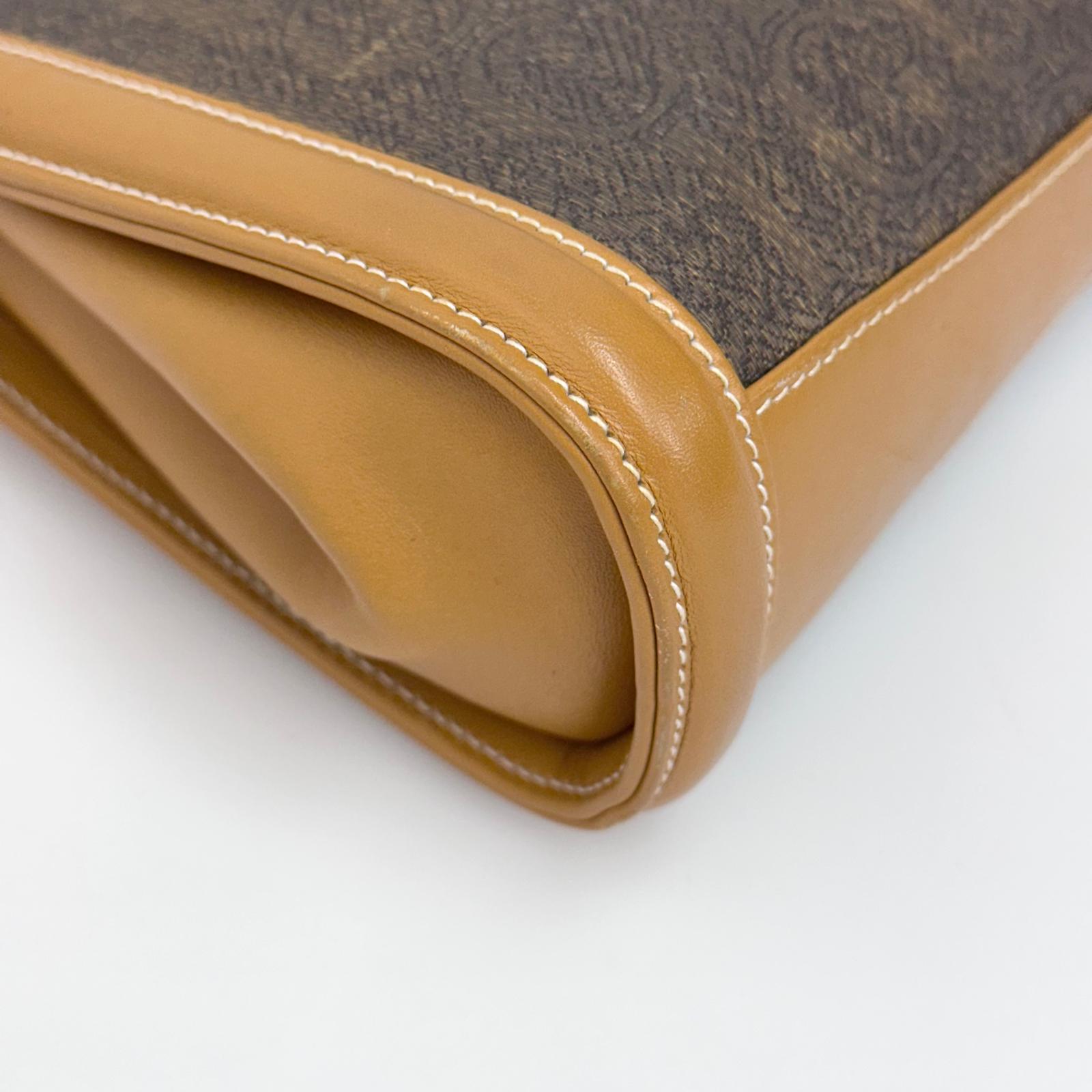 Gucci Borsa Tracolla Vintage anni ’70-’80 in Tela GG e Pelle