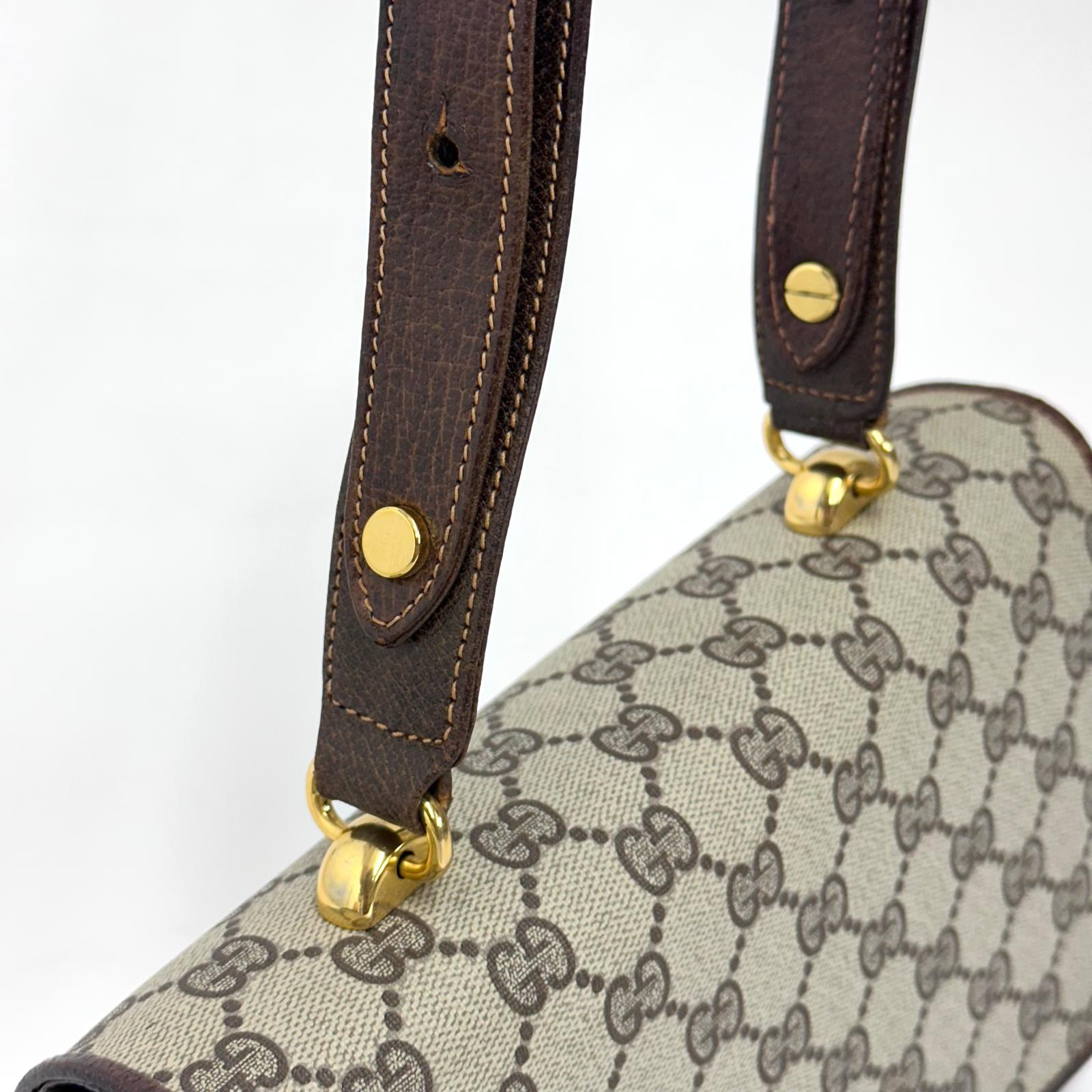 Gucci Borsa Vintage GG Supreme Interlocking  beige