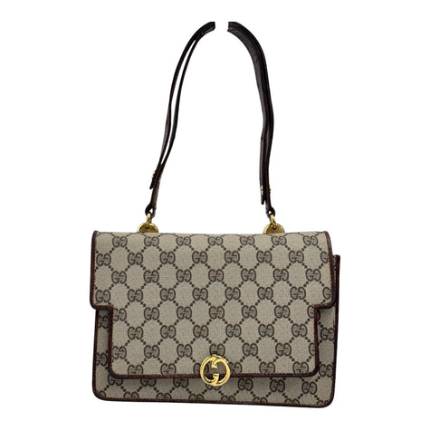 Gucci Borsa Vintage GG Supreme Interlocking  beige