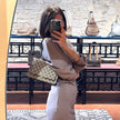 Gucci Borsa Vintage GG Supreme Interlocking  beige