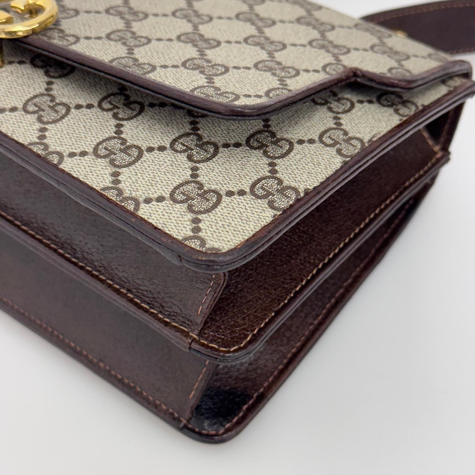 Gucci Borsa Vintage GG Supreme Interlocking  beige