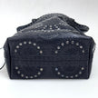 Gucci Borsa Vintage Maxi Tote in Pelle Nera con Borchie