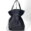 Gucci Borsa Vintage Maxi Tote in Pelle Nera con Borchie