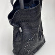 Gucci Borsa Vintage Maxi Tote in Pelle Nera con Borchie