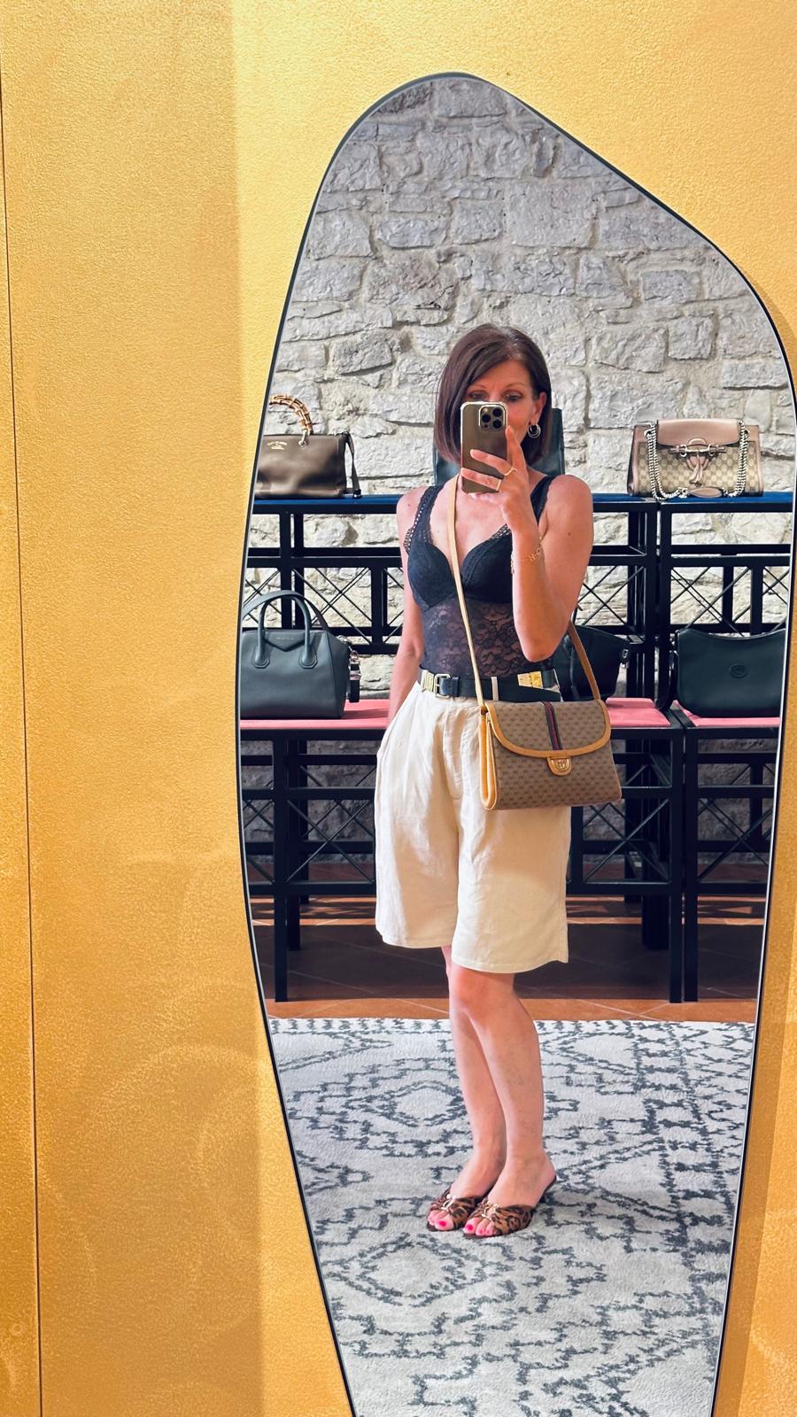 Gucci Borsa Vintage Micro GG a Tracolla