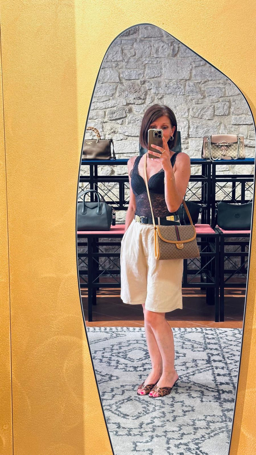 Gucci Borsa Vintage Micro GG a Tracolla