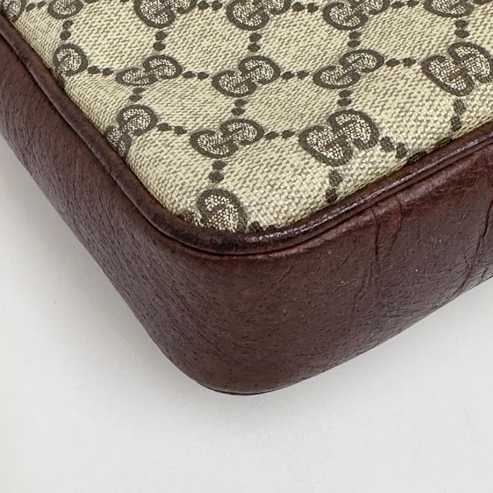 Gucci Borsa Vintage a Spalla GG Supreme con Web