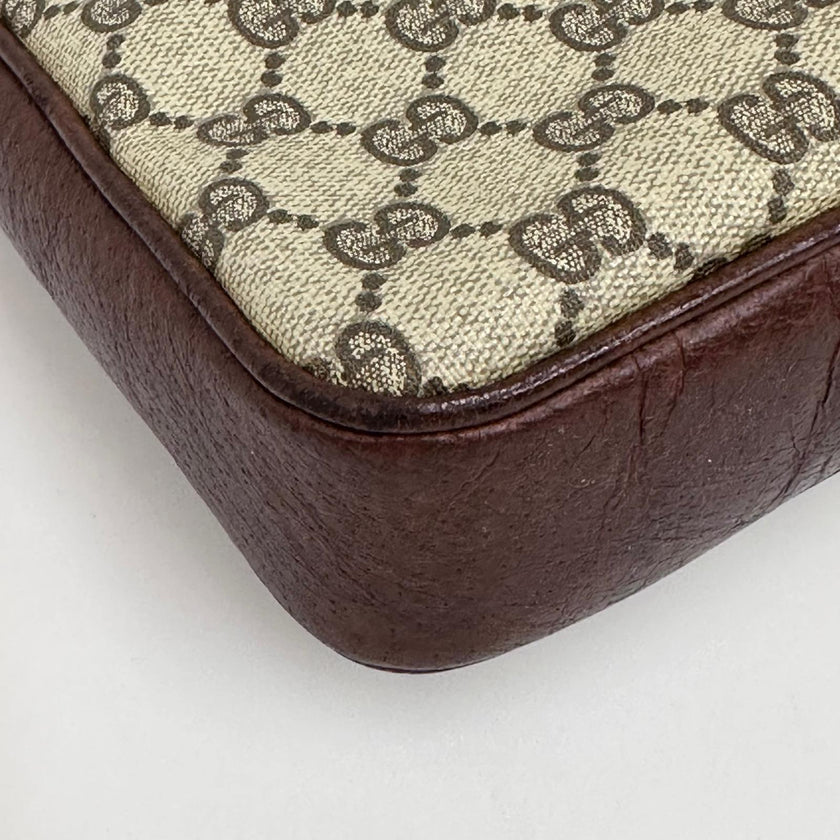 Gucci Borsa Vintage a Spalla GG Supreme con Web