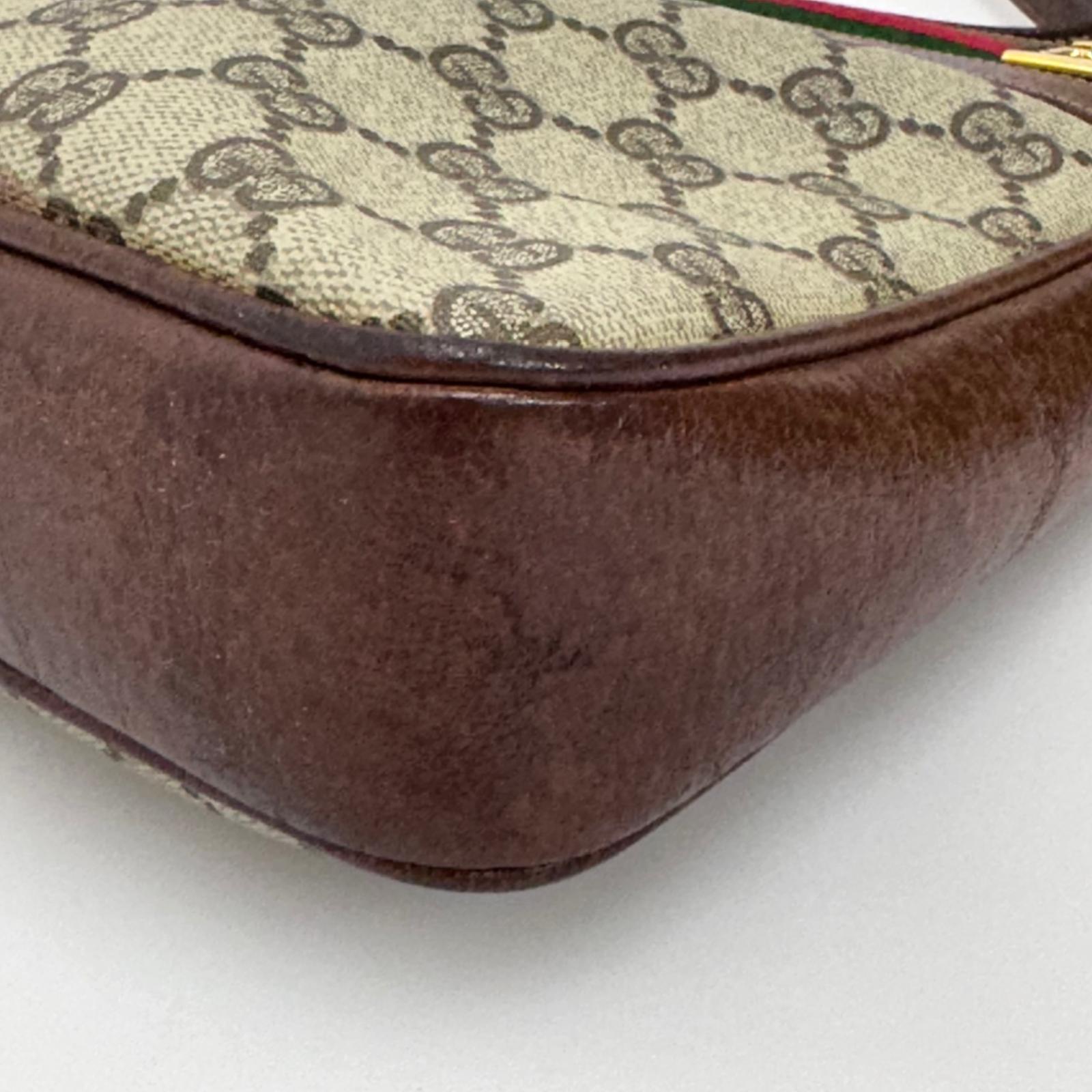 Gucci Borsa Vintage a Spalla GG Supreme con Web