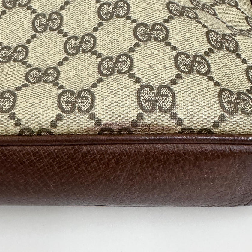 Gucci Borsa Vintage a Spalla GG Supreme con Web
