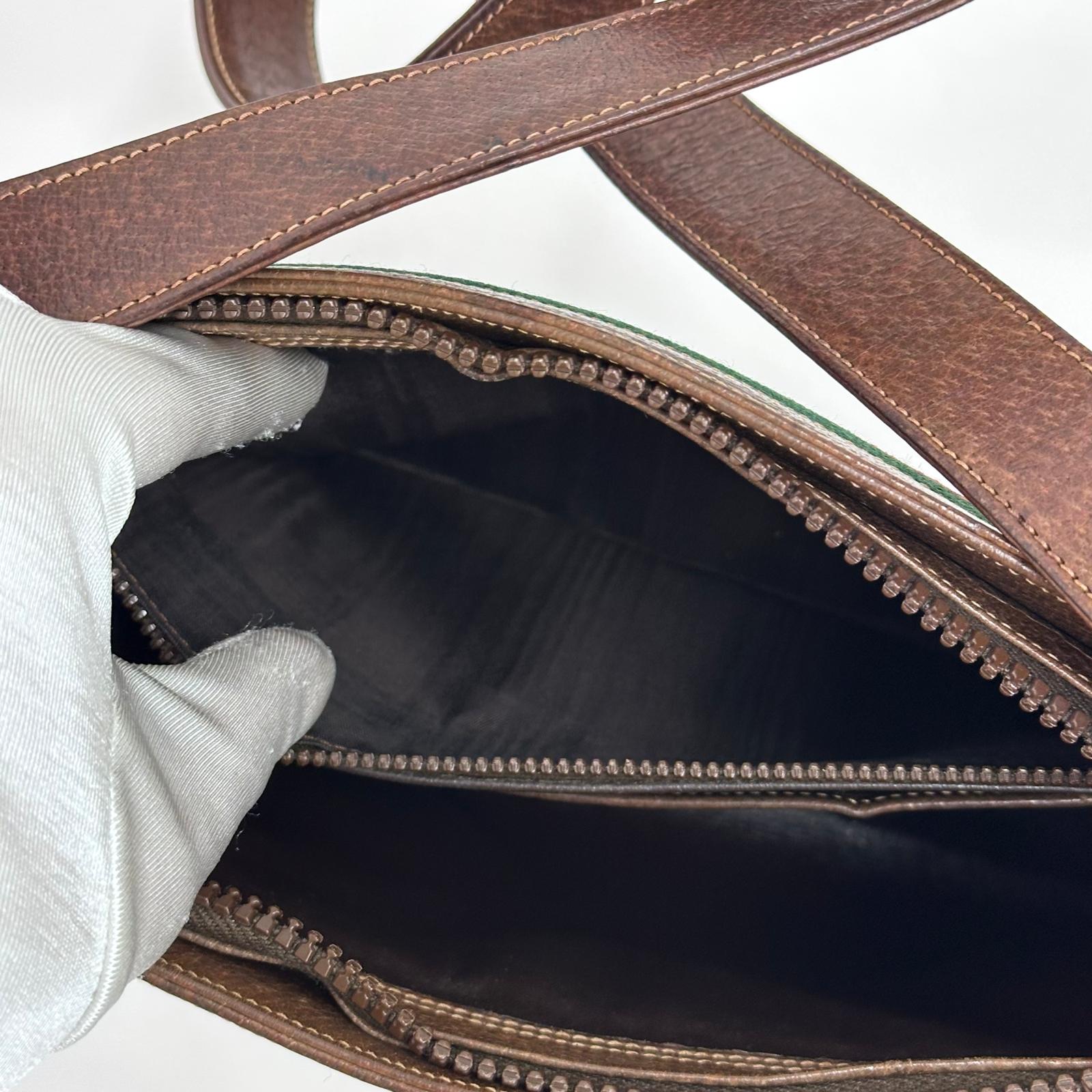 Gucci Borsa Vintage a Spalla GG Supreme con Web