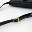 Gucci Borsa Vintage a Spalla in Pelle Nera