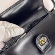 Gucci Borsa Vintage a Spalla in Pelle Nera